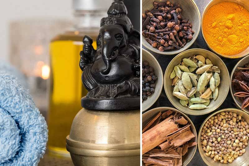 Ayurveda - wertvolle Massagen und leckeres Essen